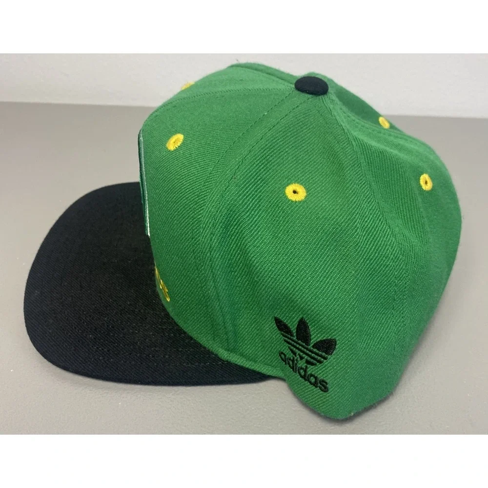 Seattle Supersonics Adidas Snapback Hat Spellout LOGO City on Bill Vintage RARE